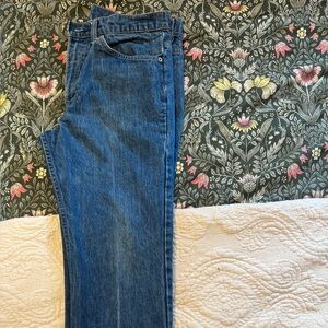 Vintage 1970s Levi's Orange tag Jeans in Classic Blue